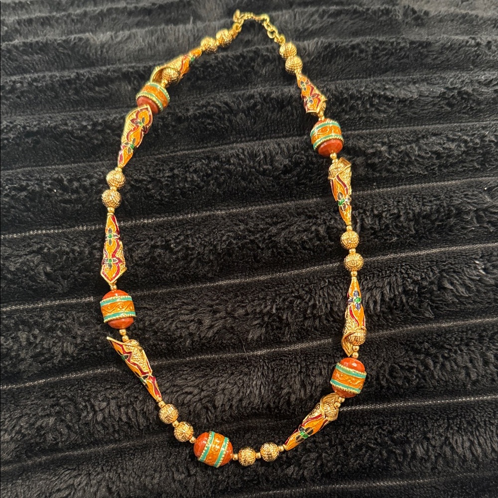Elegant Multicolor Beaded Necklace